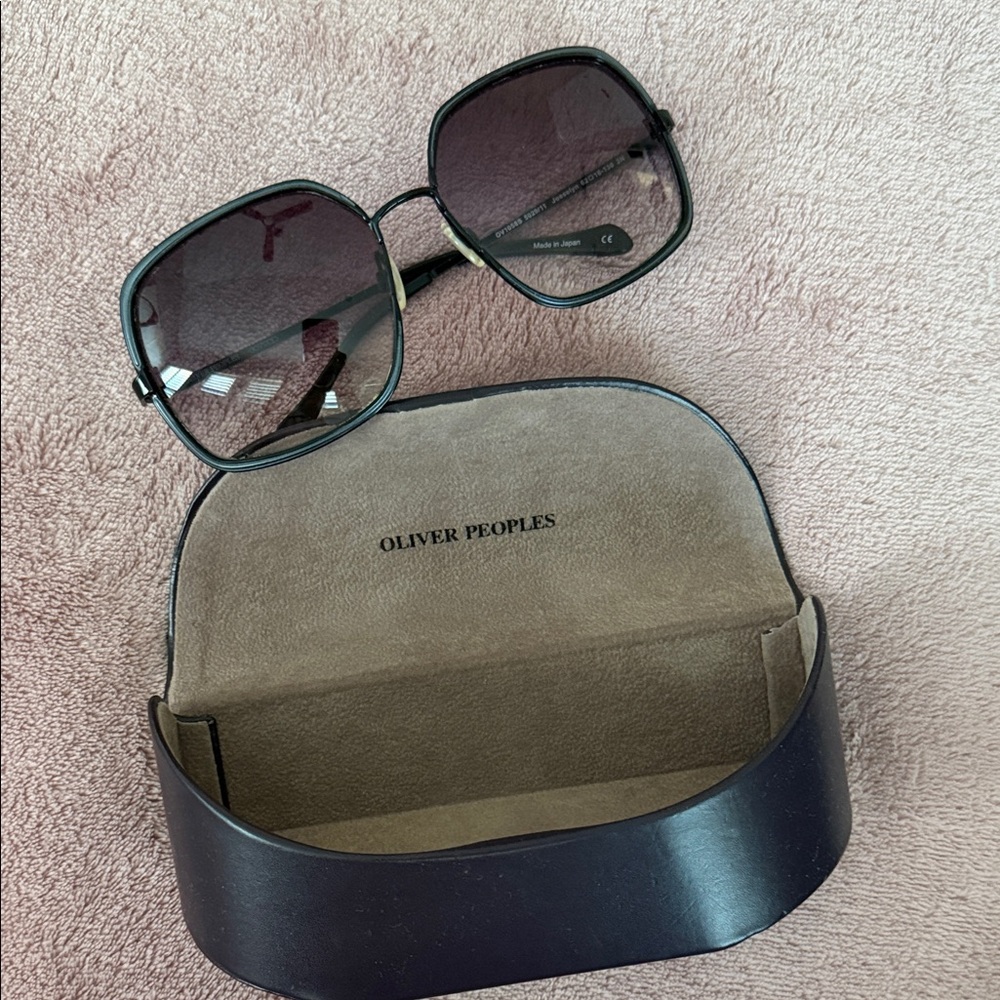 Oliver Peoples Black Square Sunglasses